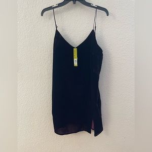 Spaghetti strap Velvet Party Dress